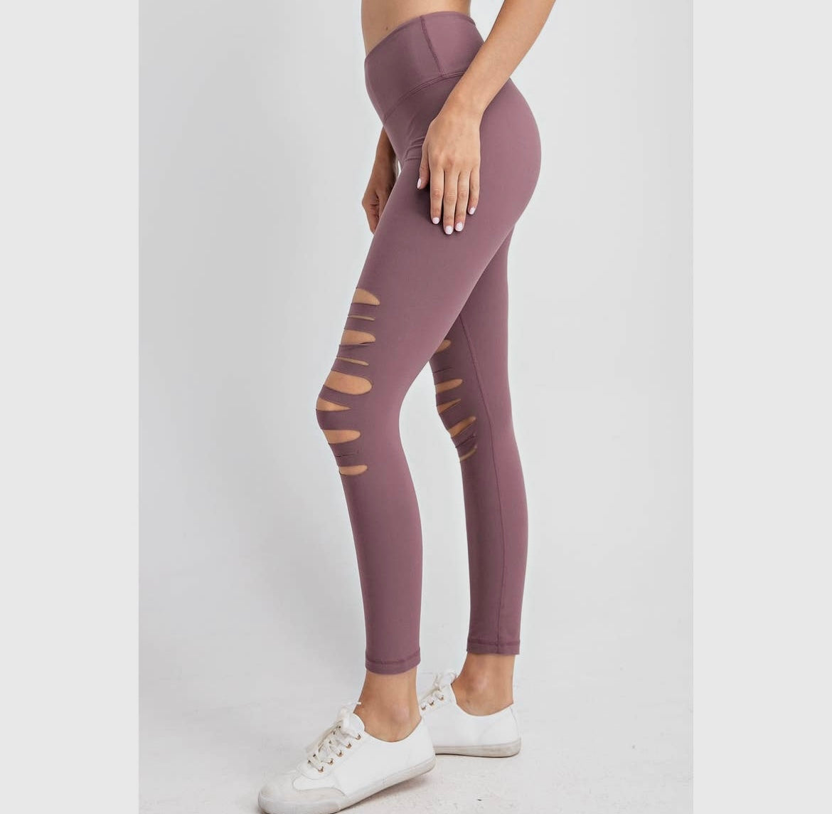 Laser cut leggings