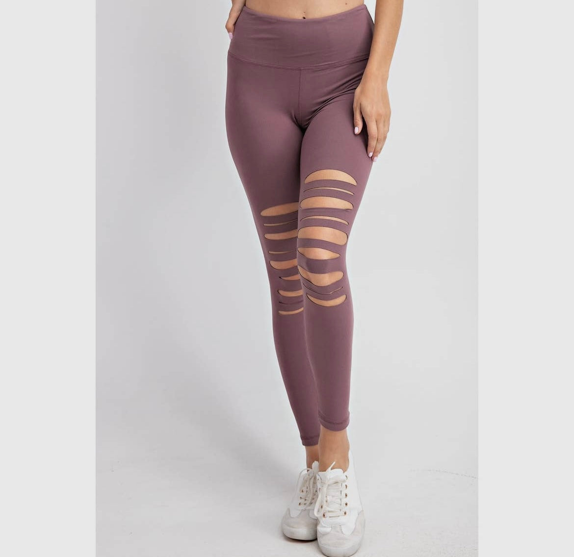 Laser cut leggings