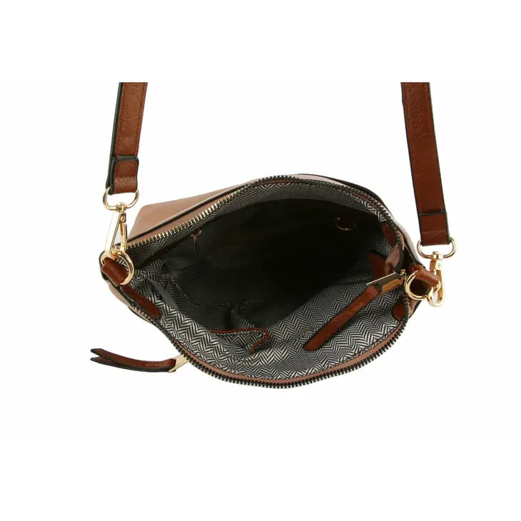 Classic Front Pocket Crossbody Sling- Sage